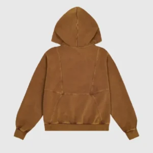 CARSICKO CYBE PULLOVER HOODIE WASHED BROWN WINE