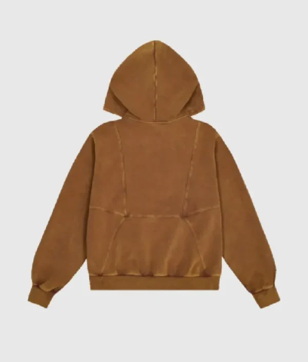 CARSICKO CYBE PULLOVER HOODIE WASHED BROWN WINE