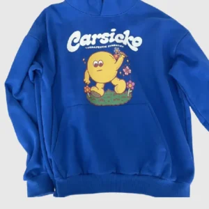 Carsicko Men Blue Hoodie